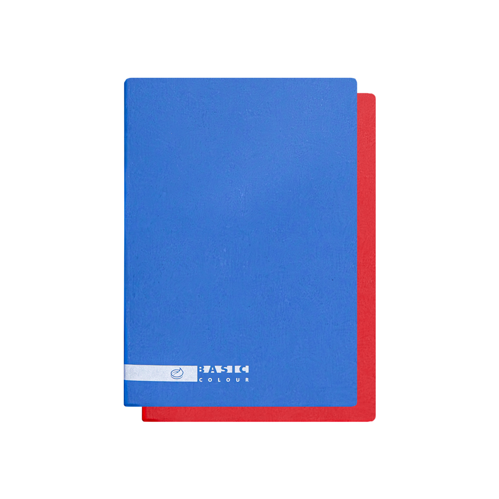 CADERNO AGRAFADO A5 AMBAR BASIC COLOR 80FOLHAS XADREZ 0