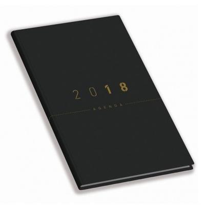 AGENDA SECRETÁRIA 2026 AMBAR VINTAGE 1SEMANA 147X210 PRETA