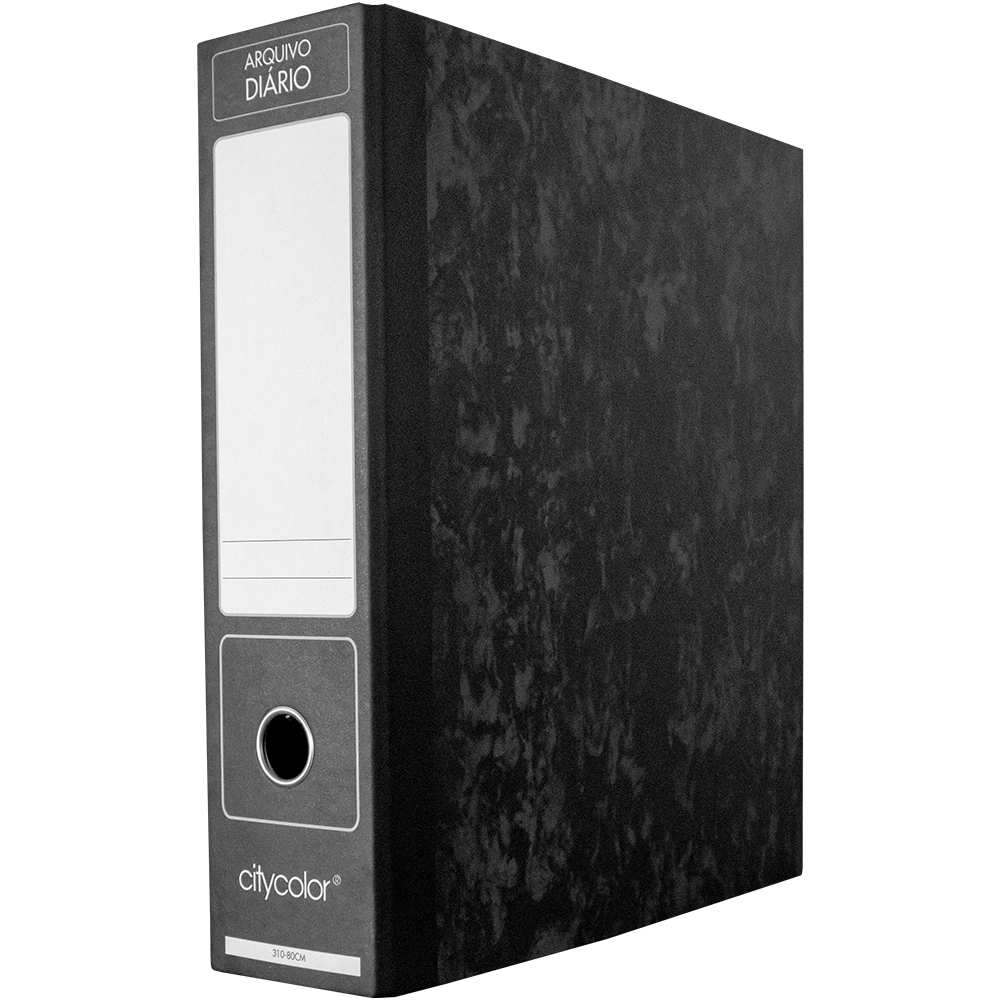PASTA ARQUIVO CITYCOLOR TELA FORRADA 310-80MM CC00003