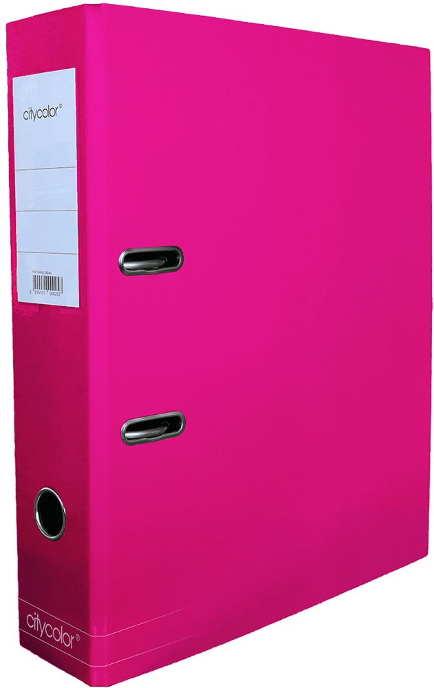 PASTA ARQUIVO CITYCOLOR A4 L80 LISA ROSA FLUORESCENTE