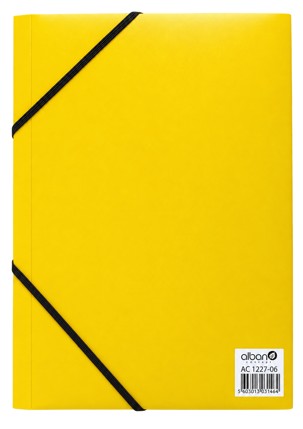 CAPA COM ABAS&amp;ELÁSTICO A4 PP AMARELA AC1227-06