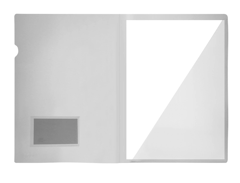 DOSSIER BOLSA TRIANGULAR&PORTA ETIQUETA AC1087-00 CRISTAL  QC42982   BL05 2