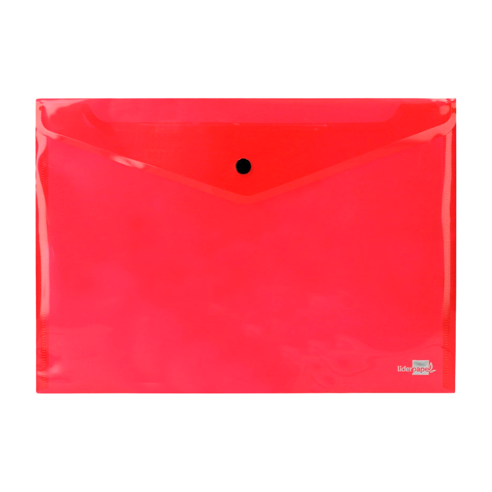 DOSSIER ENVELOPE A4 C/BOTÃO VERMELHO QC19983/DS13