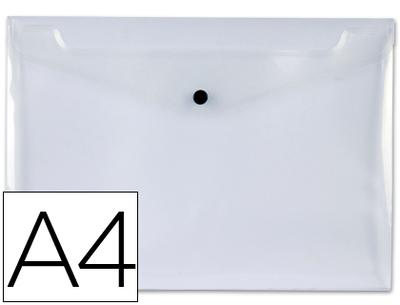 DOSSIER ENVELOPE A4 C/BOTÃO TRANSPARENTE CRISTAL QC19987/DS17