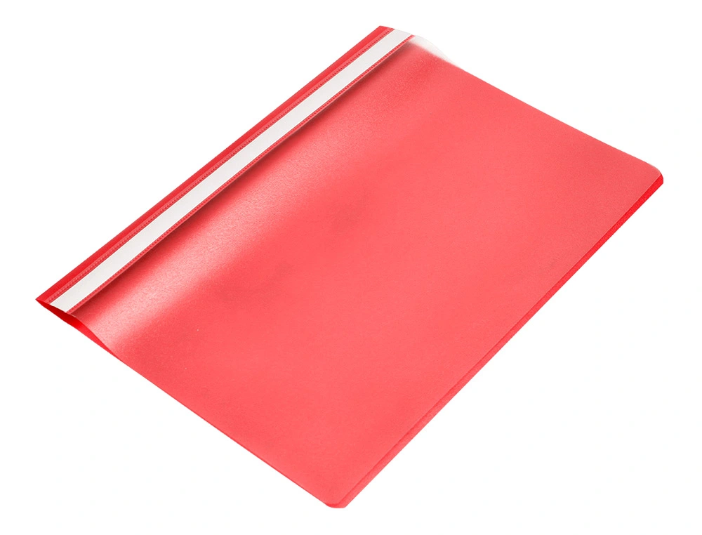 DOSSIER PVC C/FERRAGEM MAB/AC01115-03 TRANSPARENTE/VERMELHO KF01455 1