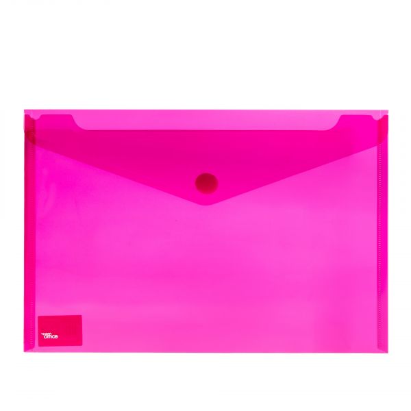 DOSSIER ENVELOPE A4 C/FECHO EM VELCRO 23.5X33.5CM VERMELHO FI70569