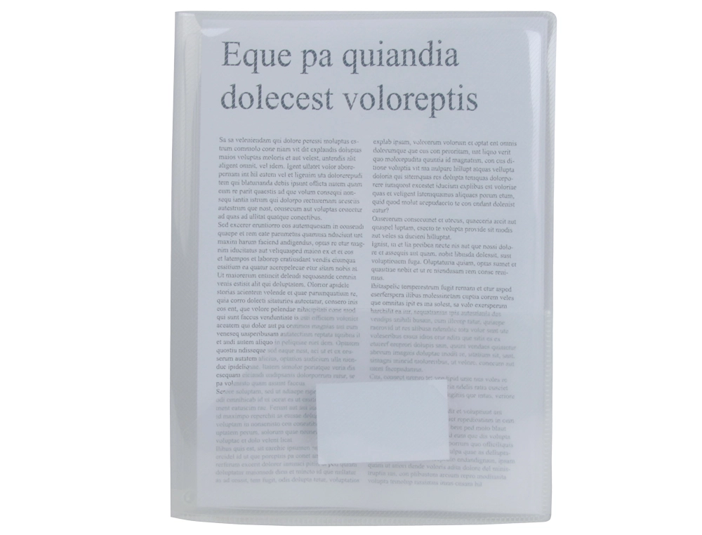 BOLSA DOSSIER BEAUTONE 2BOLSAS A4 CRISTAL QC23003