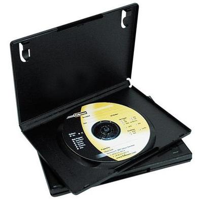 CAIXA CD/DVD 14MM C/CLIP 1CD/DVD PRETA PACK C/5 MEMOREX 330932-05