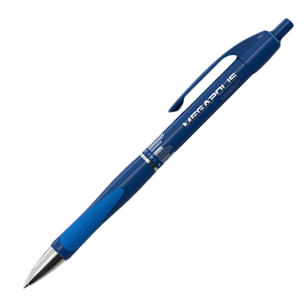 ESFEROGRÁFICA MEGAPOLIS GRIP 0.7MM AZUL EK31