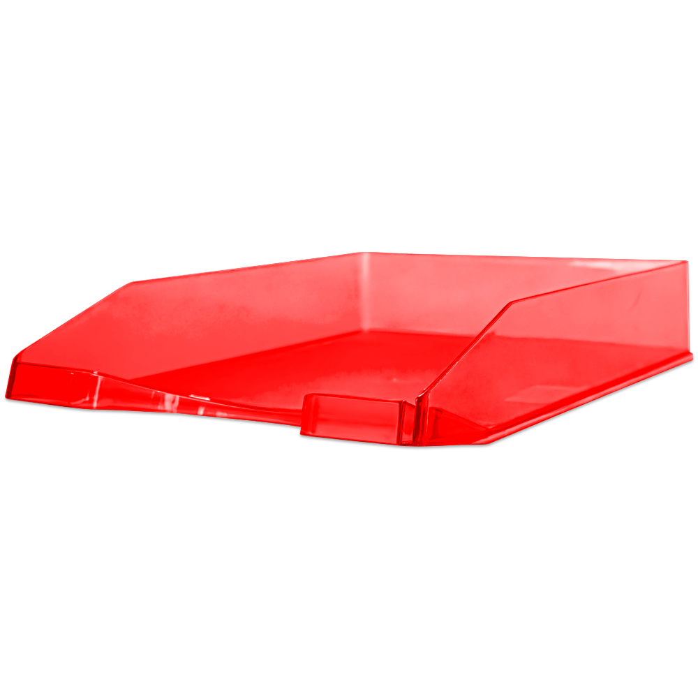 TABULEIRO SECRETÁRIA CITYCOLOR CRISTAL VERMELHO 0
