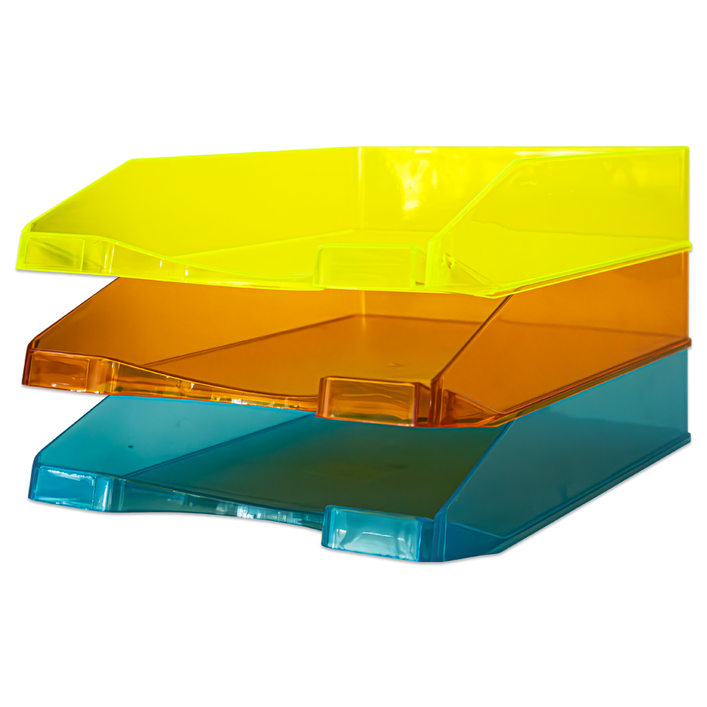 TABULEIRO SECRETÁRIA CITYCOLOR FUMADO TRANSPARENTE 1