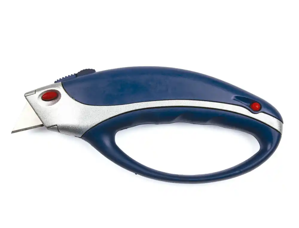 X-ATO LARGO 18MM METÁLICO COM CABO PLASTICO E COMPARTIMENTO PARA LAMINA KF16814