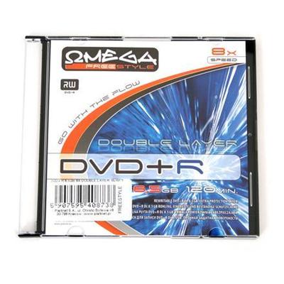 DVD+R DUPLO LAYER 8.5GB 8X OMEGA SLIM*1 OMDFDL8S1 40873