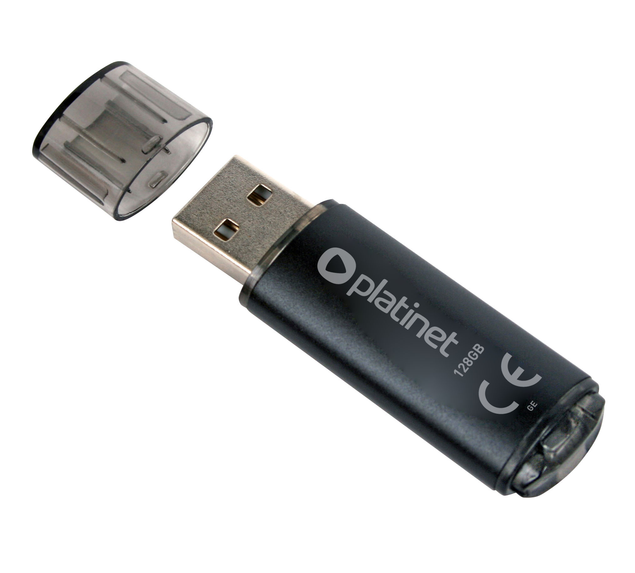 PEN DRIVE USB 2.0 128GB PLATINET X-DEPO PMFE128 41590 PRETA