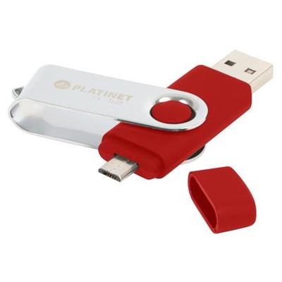 PEN DRIVE USB 2.0 16GB ANDROID USB+MICRO USB P/TABLET OMEGA BXDEPO PMFB16R 43205