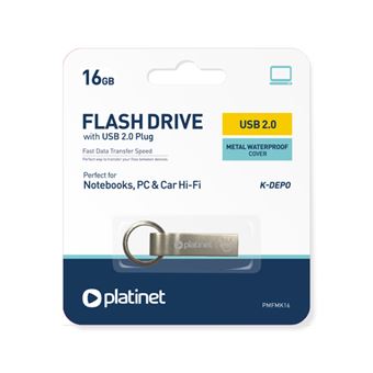 PEN DRIVE USB 2.0 16GB OMEGA PLATINET K-DEPO PMFMK16 44849