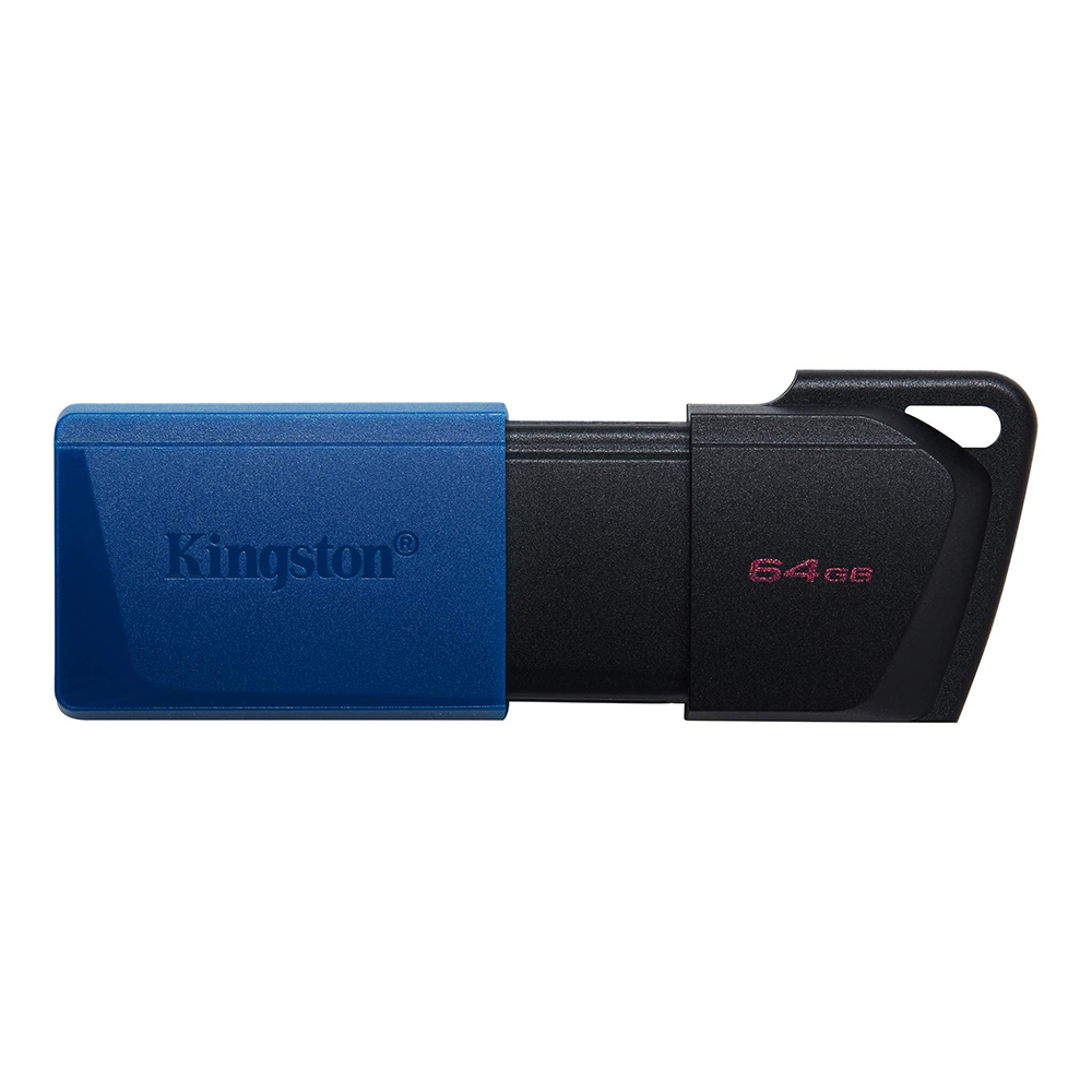 PEN DRIVE USB 3.2 64GB KINGSTON DATATRAVELER DTXM 64MB EXODIA M PRETO/AZUL