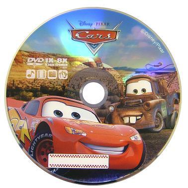 DVD-R 4.7GB 8X DISNEY CARS CAKE*10 DD3-1