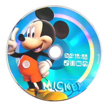 DVD-R 4.7GB 8X DISNEY MICKEY CAKE*10