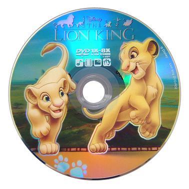 DVD-R 4.7GB 8X DISNEY THE LION KING CAKE*10