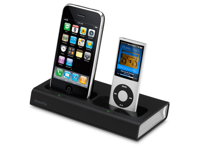 CARREGADOR INCHARGE DUO PARA IPOD+IPHONE 3GS/3G C/CABO USB XTREME MAC IPU-ICD-13