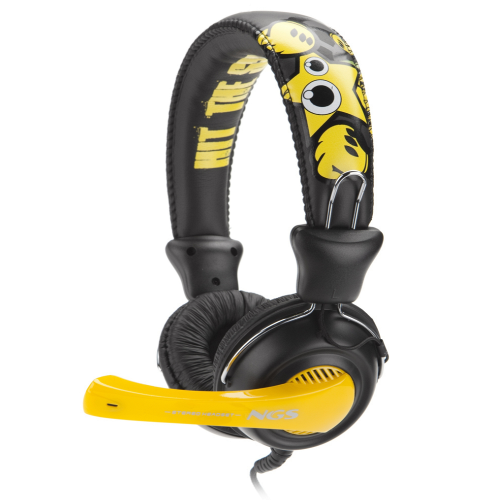 HEADSET HI-TEC MULTIMEDIA STÉREO TRAINING/INTERNET/GAMING/VOICE/MICRO NGS 30870