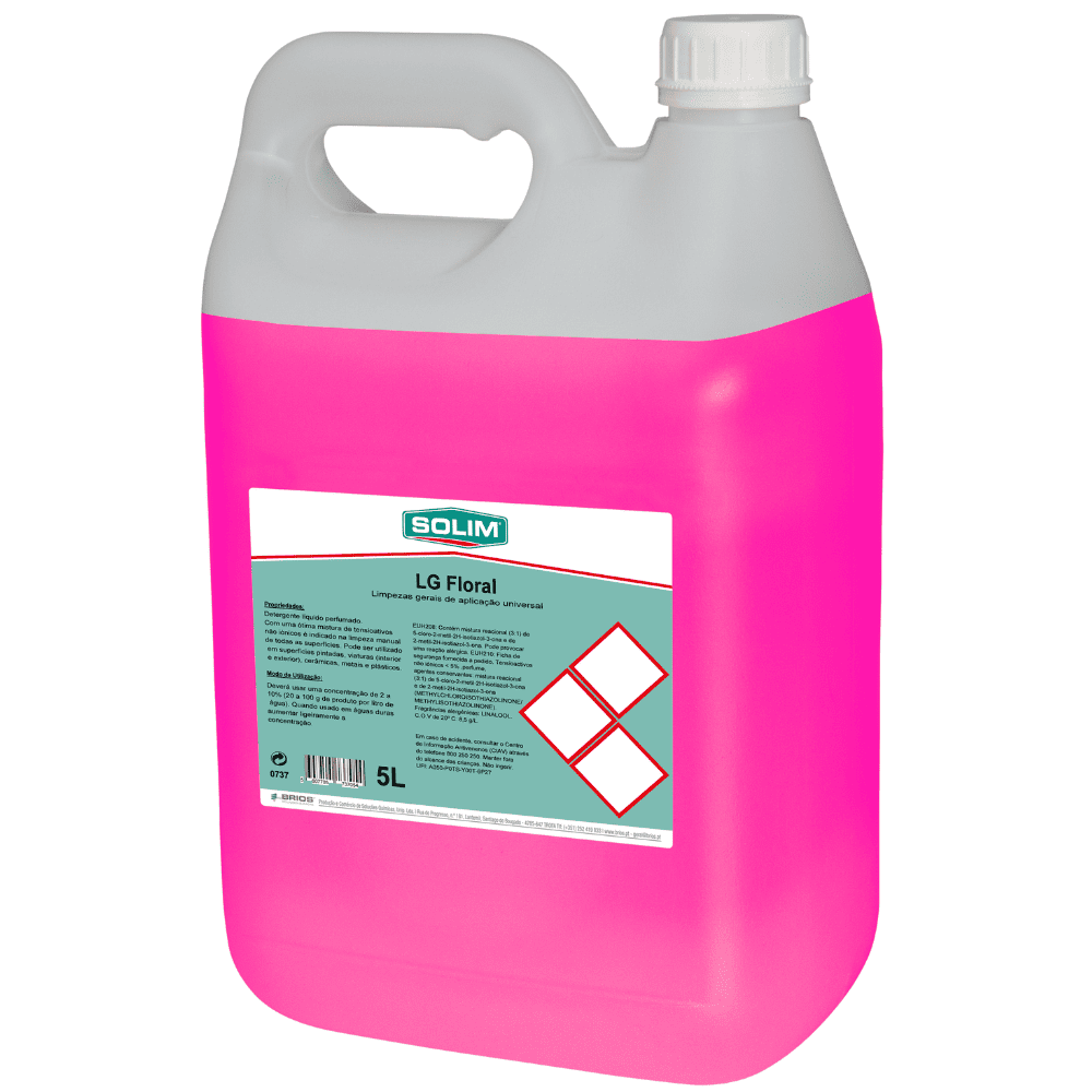 LAVA TUDO MULTIUSOS DESINFECTA PERFUMADO 5LITROS SOLIM FLORAL 2PA73705