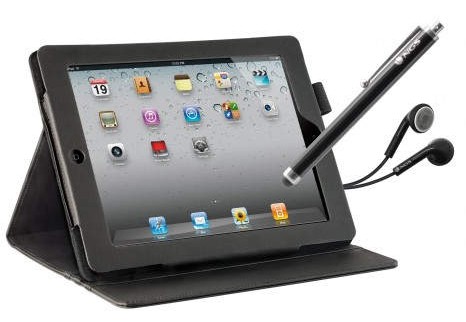 BOLSA PARA TABLET/IPAD MINI+3STAND+STYLUS PEN+2XSCREEN PROTECT+EARPHON NGS 94207