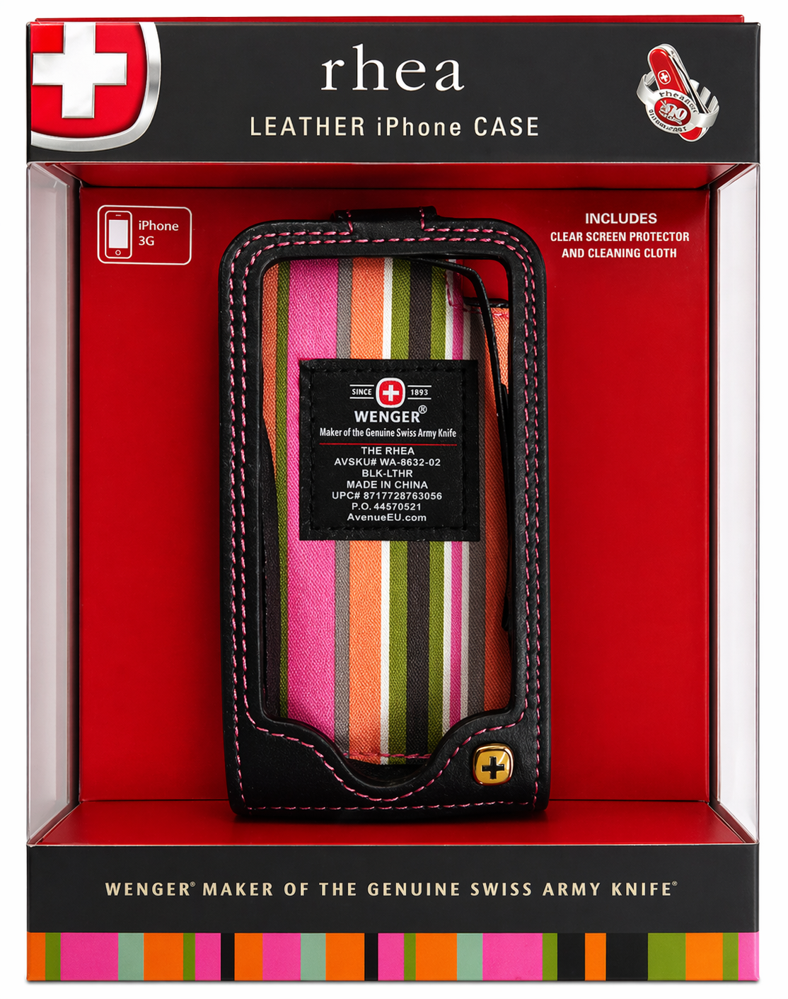 BOLSA PARA TELEMÓVEL/IPHONE EM PELE SWISS RHEA WA-6632-02 76305