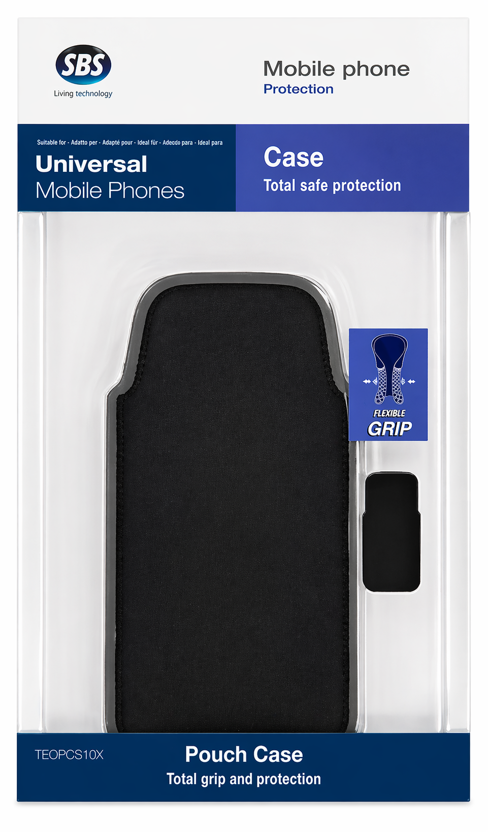 BOLSA PARA TELEMÓVEL/SMARTPHONE UNIVERSAL GRIP SBS TEOPCS10K