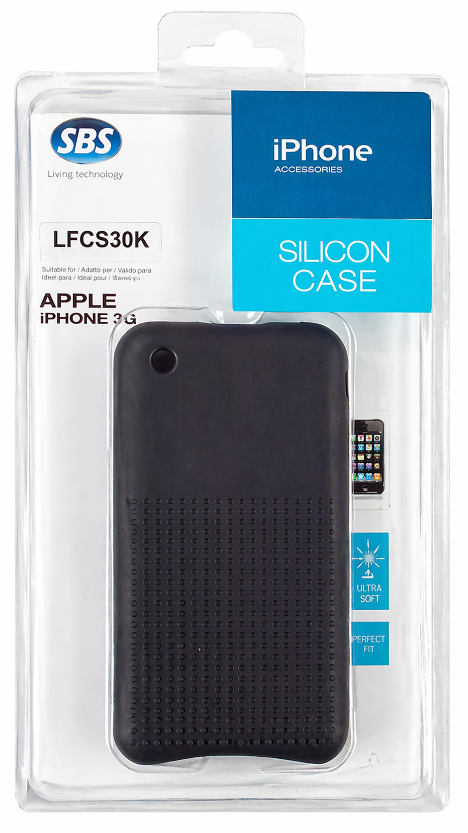 BOLSA PARA TELEMÓVEL/iPHONE APPLE 3G/3GS SILICON CASE SBS LFCS30K