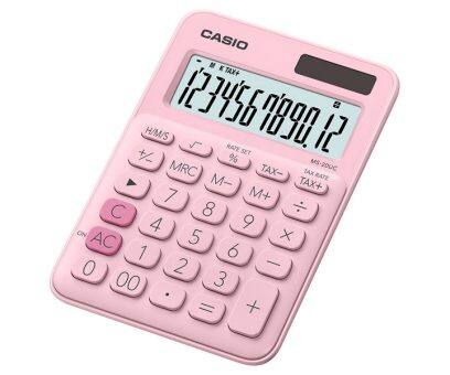 CALCULADORA 12DIGITOS SECRETÁRIA CASIO MS-20UC-PK 0