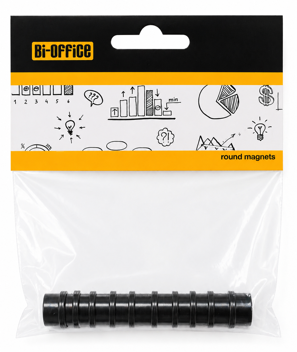IMAN SINALIZAÇÃO 10MM PACK C/10 PRETOS IM162609-912 0