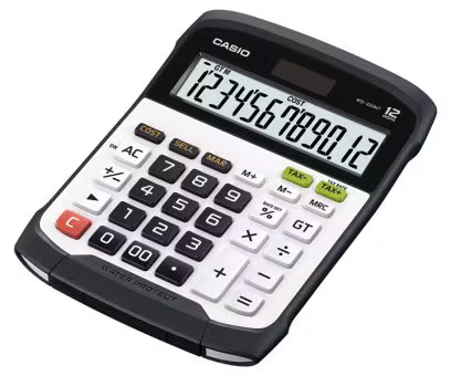 CALCULADORA CASIO BOLSO WD-320MT MEMO À PROVA DE ÁGUA E PÓ