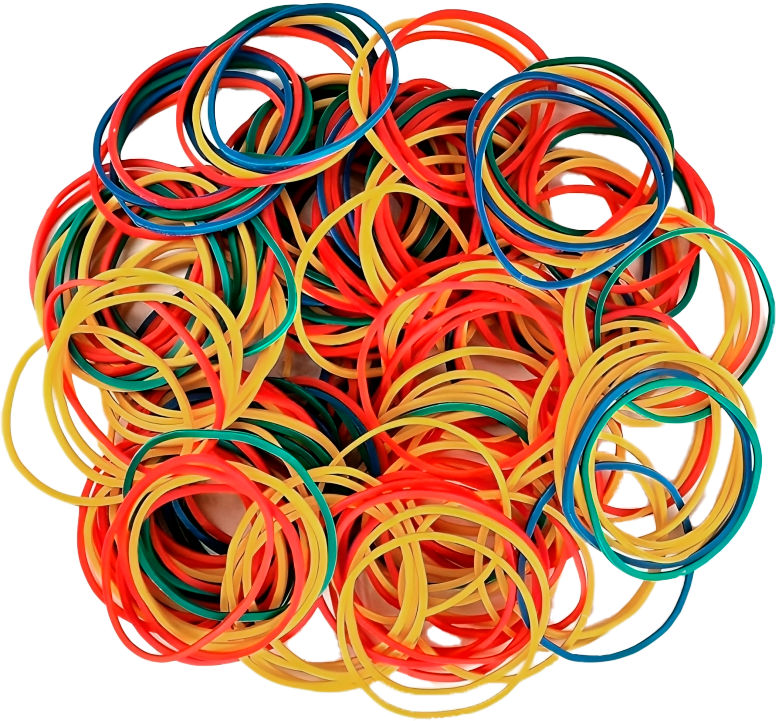 ELÁSTICOS CITYCOLOR CAIXA C/100GR - CORES SORTIDAS 1