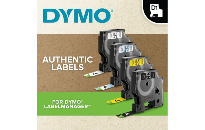 FITA DYMO 45015 D1 12MMX7M VERMELHA>BRANCA S0720550 3
