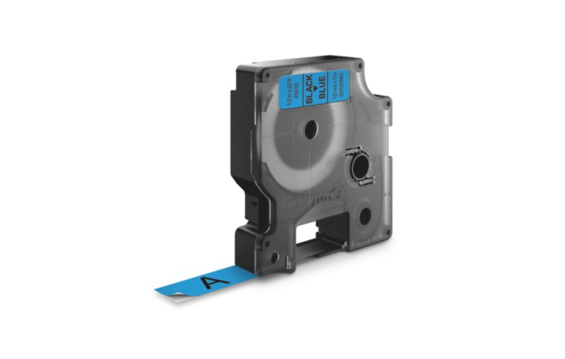 FITA DYMO 45016 D1 12MMX7M PRETA>AZUL S0720560 1