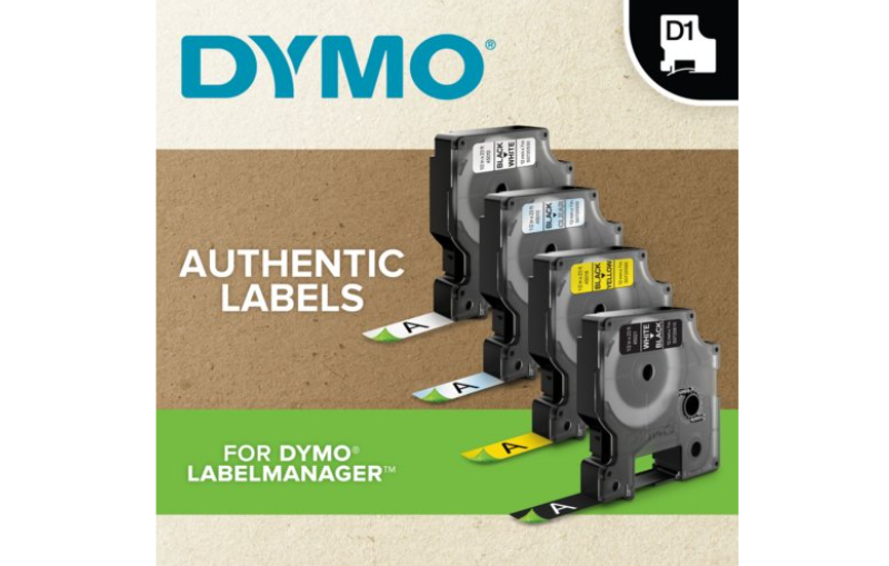 FITA DYMO 45019 D1 12MMX7M PRETA>VERDE S0720590 3