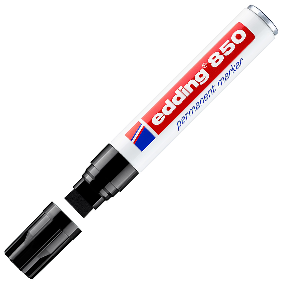 MARCADOR EDDING 850 TINTA PERMANENTE PRETO