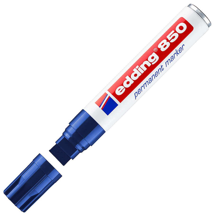 MARCADOR EDDING 850 TINTA PERMANENTE AZUL 1