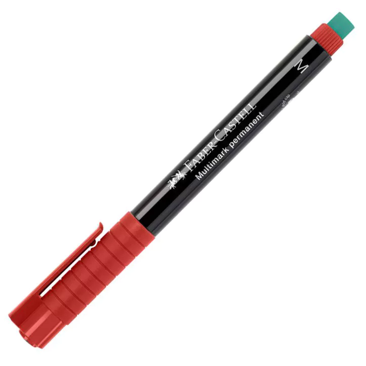 MARCADOR FABER OHP TINTA PERMANENTE 1525M 1