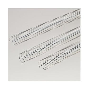 ARGOLA ESPIRAL METAL 5:1 18MM PRATA 140FOLHAS CAIXA C/100