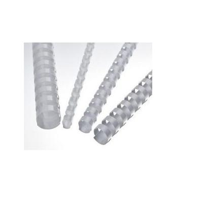 ARGOLA PLÁSTICA ENCADERNAÇÃO 10MM 41-55FOLHAS CAIXA C/100 BRANCA