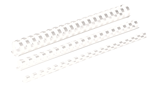 ARGOLA PLÁSTICA ENCADERNAÇÃO 45MM 341-410FOLHAS CAIXA C/50 BRANCA 0