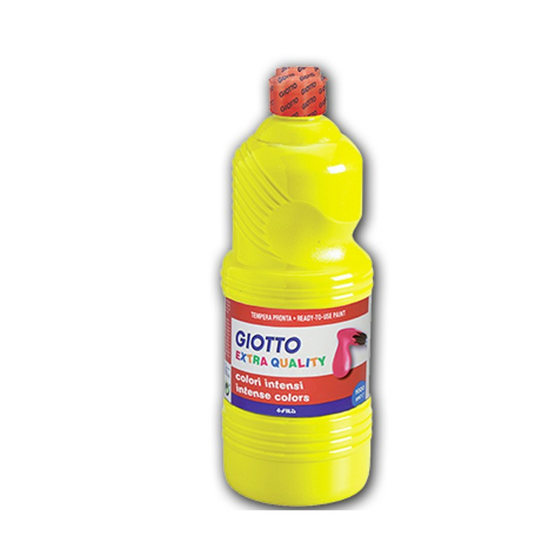 GUACHE GIOTTO PRONTA LAVÁVEL 1LITRO AMARELO PRIMÁRIO 533402