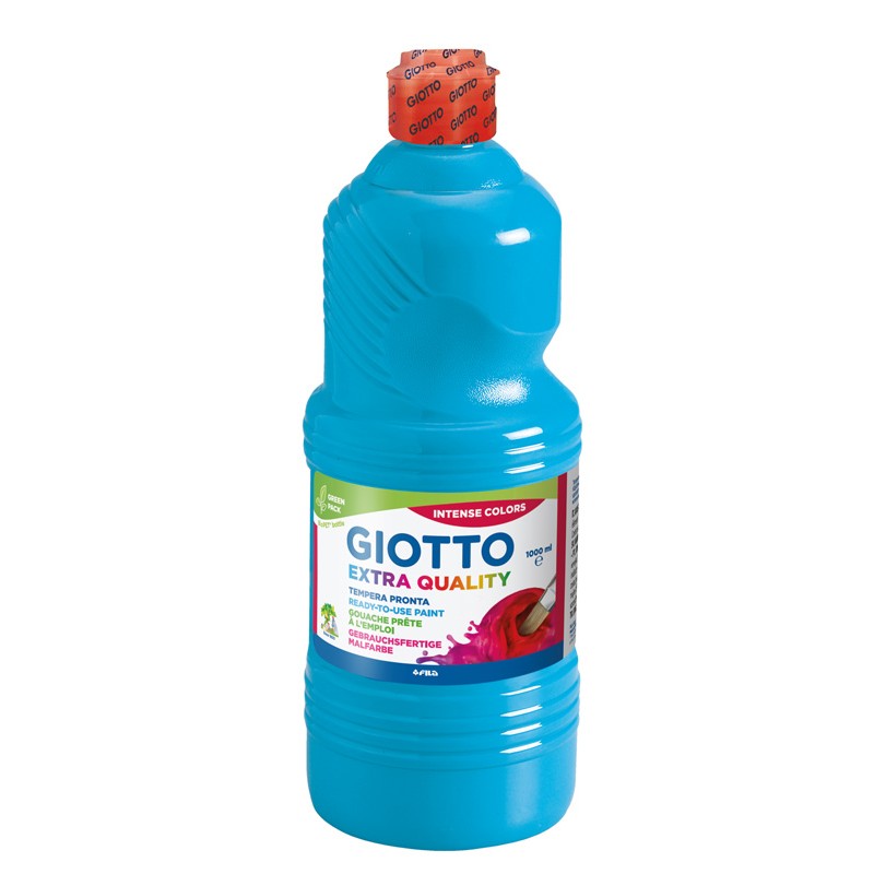 GUACHE GIOTTO PRONTA LAVÁVEL 1LITRO AZUL SIÃO 533415