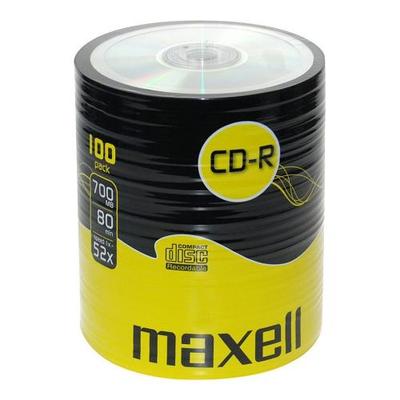 CD-R MAXELL 700MB 52X SPINDLE*100 624037