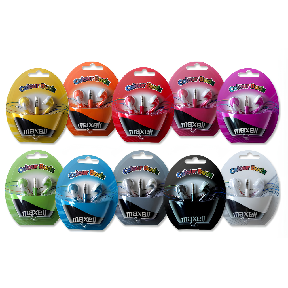 EARPHONES AURICULAR MAXELL COLOUR BUDZ MXSCBPI ROSA 303358 71917 0