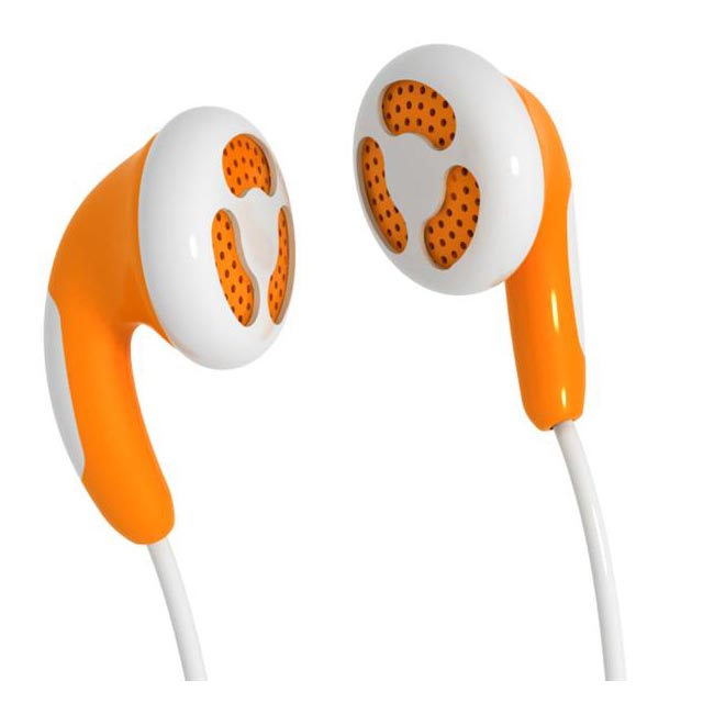 EARPHONES AURICULAR MAXELL COLOUR BUDZ MXSCBO LARANJA 303360 71920 2