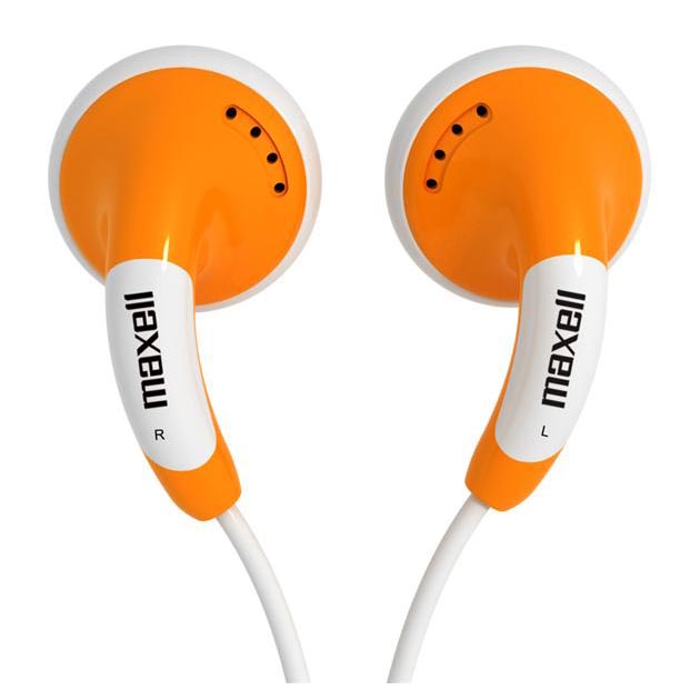 EARPHONES AURICULAR MAXELL COLOUR BUDZ MXSCBO LARANJA 303360 71920 1